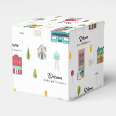 地元の近所の赤ちゃんシャワー フェイバーボックス (正面サイド)