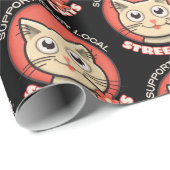 地元の通り ラッピングペーパー (ロールコーナー)