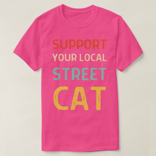 地元の通り Tシャツ (デザイン正面)