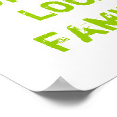 地元の食べ物が地元の家族を応援 ポスター (角)