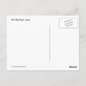 地元の魚釣りボートNegril River Jamaica写真 ポストカード (裏面)