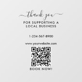 地元ビジネス限定予約のみ歓迎 ウィンドウサイン (シート)