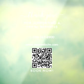 地元ビジネス限定予約歓迎ステッカー ウィンドウサイン (シート3)