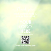 地元ビジネス ロゴ ブランディング ウェルカム ウィンドウサイン (シート3)