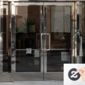 地元ビジネス ロゴ ブランディング ウェルカム ウィンドウサイン (オフィスドア)