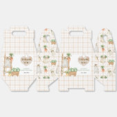 地元モダン産農場市場の赤ちゃんシャワー フェイバーボックス (見開き)