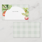 地元産ベビー野菜カスタム エンクロージャーカード (正面/裏面)