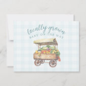 地元男女兼用育ての赤ちゃんシャワーフラット サンキューカード (裏面)