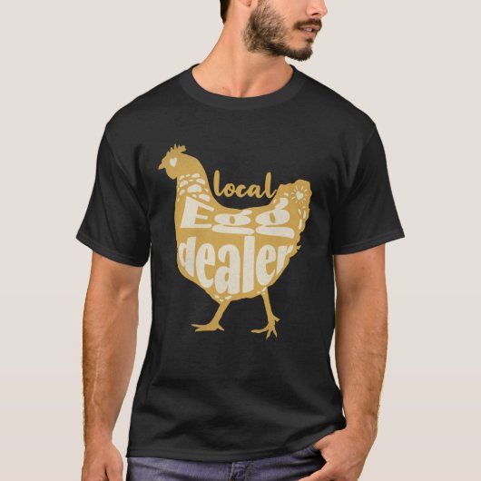 地元養鶏業者+卵販売業者+チキンサプライヤー+農家を応援しよう Tシャツ (正面)
