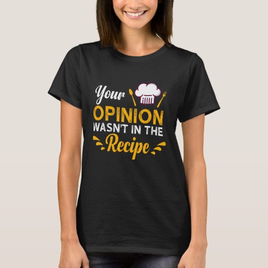 地元Fの味にはあなたの意見は入っていません Tシャツ (正面)