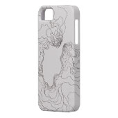 (地勢)初心者 Case-Mate iPhoneケース (裏面左)