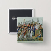 地区の宣誓、1790年2月 缶バッジ (正面&裏面)