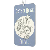 地区ナース通話中 カーエアーフレッシュナー (左)