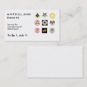 地区4の名刺 名刺 (正面/裏面)