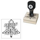 地印の流人 ラバースタンプ (押印)