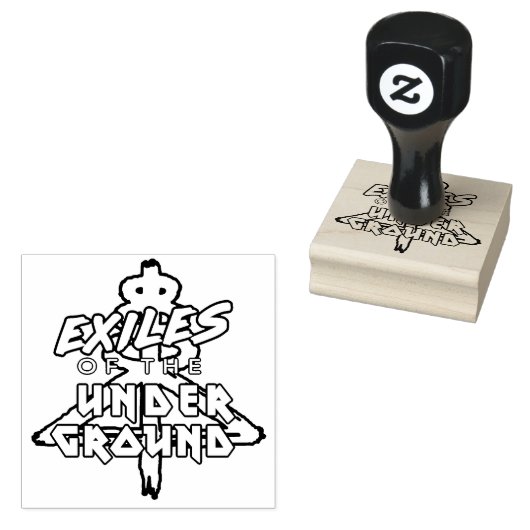 地印の流人 ラバースタンプ (押印)