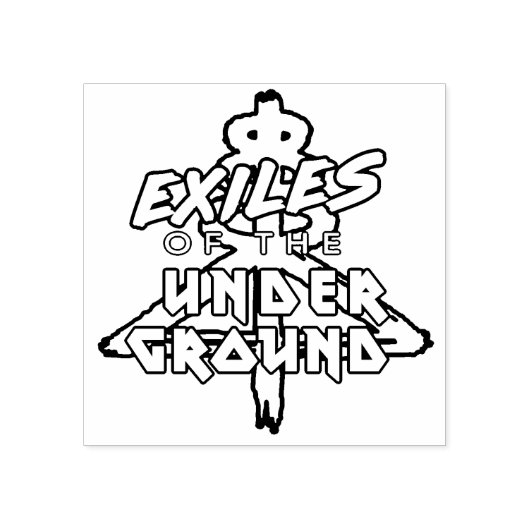 地印の流人 ラバースタンプ (インプリント)