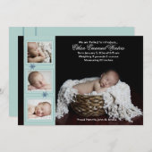 地吹雪-写真の誕生の発表 案内状 (正面/裏面)