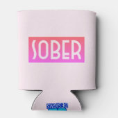 地味なピンク 缶クーラー (裏面)