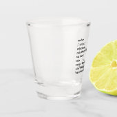 地味な定義ではないおもしろい飲パーティー ショットグラス (左)