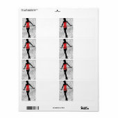 地図とダンス ラベル (フルシート)