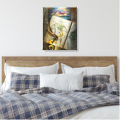 地図と羅針盤 キャンバスプリント (インサイチュ (寝室))