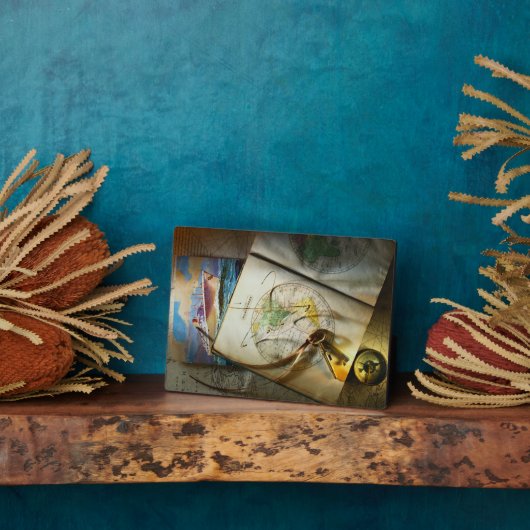 地図と羅針盤 フォトプラーク (側面)