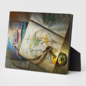 地図と羅針盤 フォトプラーク (側面)