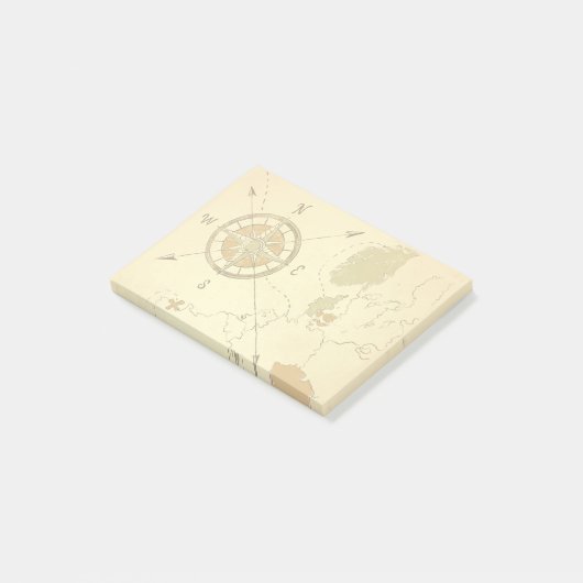 地図と羅針盤 ポストイット (アングル)