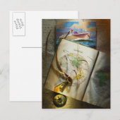 地図と羅針盤 ポストカード (正面/裏面)