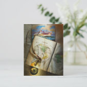 地図と羅針盤 ポストカード (スタンド正面)