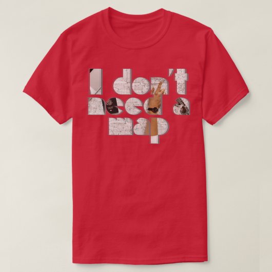 地図なんて要らない Tシャツ (デザイン正面)