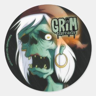 地図にない水ステッカー ラウンドシール