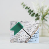 地図に載せた地図のピンはオーストラリアのシドニーに置かれていた。 ポストカード (スタンド正面)