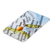 地図に載せた地図のピンは台北，台湾， マグネット (左側)