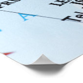 地図のピンはイスラエルのエルサレムに置かれ， ポスター (角)