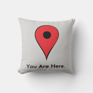 地図のピン クッション