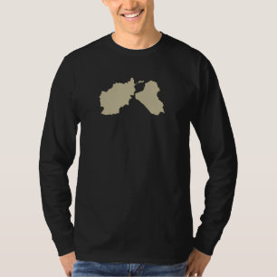 地図の前部が付いているOEF OIFの獣医のワイシャツ Tシャツ