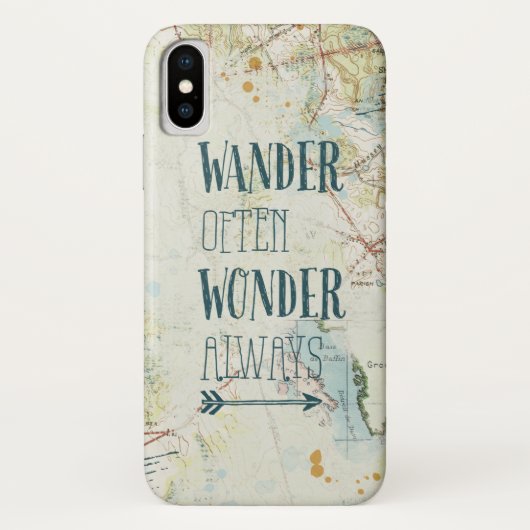地図の気持ち Case-Mate iPhoneケース (裏面)