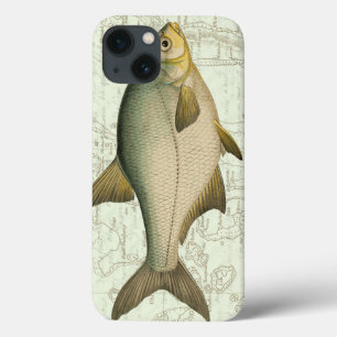 地図の淡水魚 iPhone 13ケース