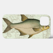 地図の淡水魚 Case-Mate iPhoneケース (裏面 (横))
