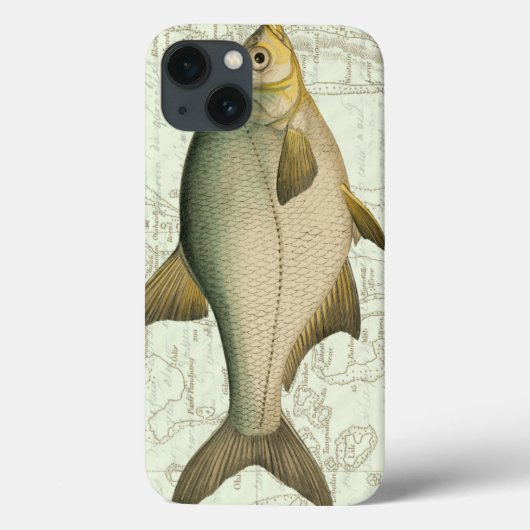 地図の淡水魚 Case-Mate iPhoneケース (裏面)