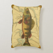 地図の黄色とまり木 アクセントクッション (裏面(縦))