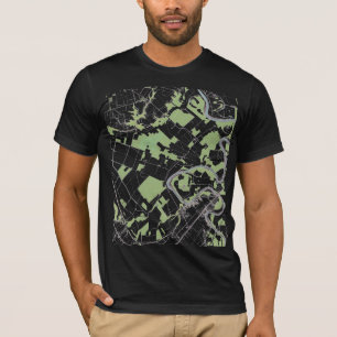 地図のTシャツ Tシャツ