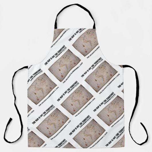 地図はSalviati Planisphereの領土ではない エプロン (正面)