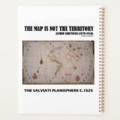地図はSalviati Planisphereの領土ではない プランナー手帳 (裏面)