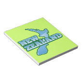 地図を持つニュージーランド ノートパッド (アングル)