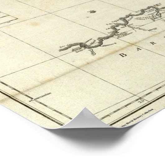 地図イタリアン ポスター (角)