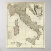 地図イタリアン ポスター (正面)