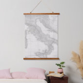 地図イタリアン 吊り下げ型タペストリー (寝室)